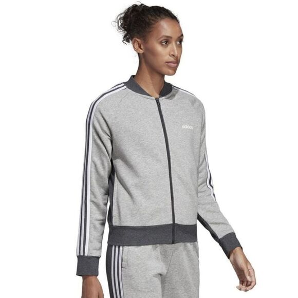 NWT Adidas Essentials Seasonal Bomber Jacket. Gray 2XS#026 - Picture 14 of 16